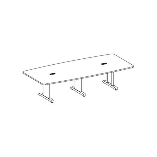Safco CSII™ Boat-Shaped Conference Table, 96" W